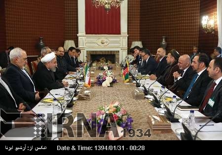 Ruhani: İran ve Afganistan, terörle mücadelede iş birliğine kararlılar Ruhani: İran ve Afganistan, terörle mücadelede iş birliğine kararlılar