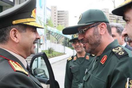 Iran defense minister in Baku Iran defense minister in Baku