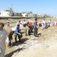 آيين بزرگداشت روز زمين پاك در جنوب سيستان و بلوچستان برگزار شد