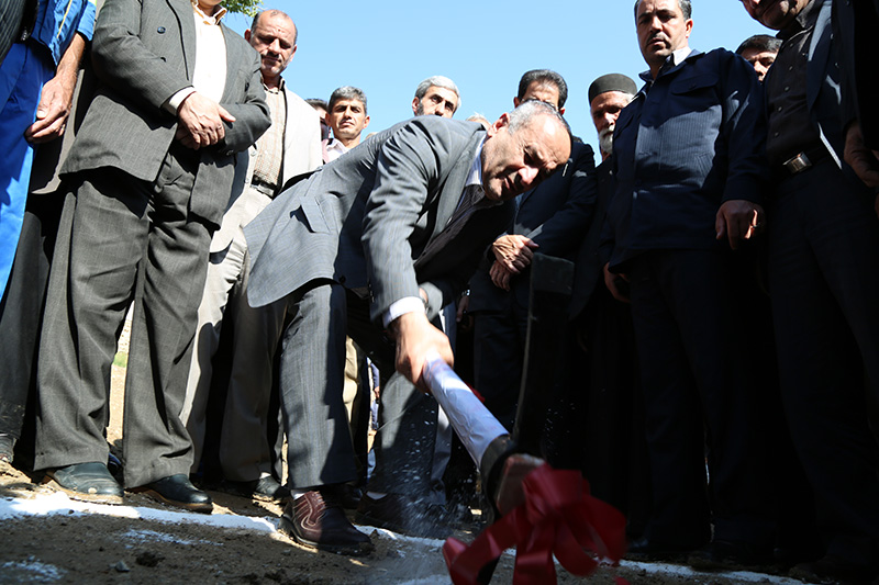 عملیات گاز رسانی به دهستان مشایخ چهارمحال و بختیاری آغاز شد