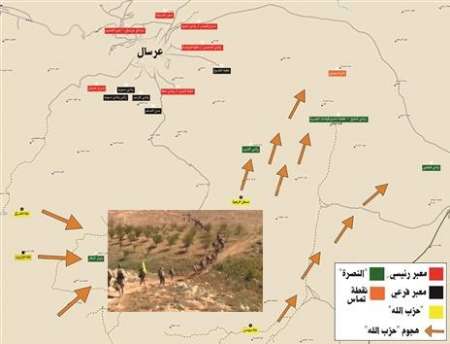 بلندی های عرسال دركنترل رزمندگان مقاومت لبنان/ ابومالك التلی در محاصره