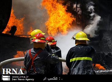 آتش سوزی ناشی از انفجار مركز عرضه گاز مایع در بهشهر مهار شد