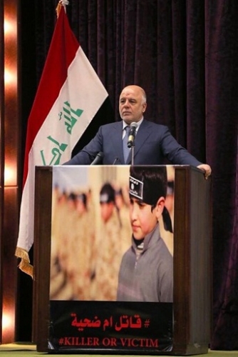 العبادي يؤكد دخول مايقارب {40} انتحاريا في الشهر إلي العراق العبادي يؤكد دخول مايقارب {40} انتحاريا في الشهر إلي العراق