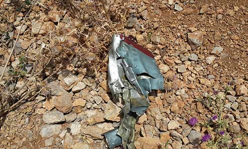 سقوط طائرة استطلاع مجهولة الهوية فوق الأراضي اللبنانية سقوط طائرة استطلاع مجهولة الهوية فوق الأراضي اللبنانية