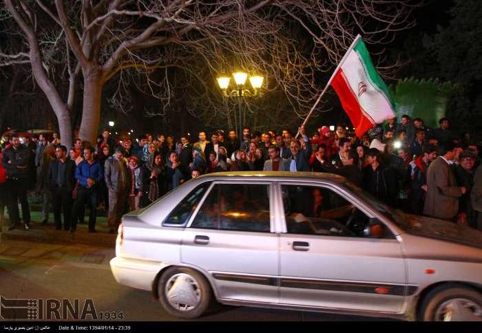 كارناول شادی همدانیها پس از پیروزی والیبالیستهای ایران مقابل آمریكا