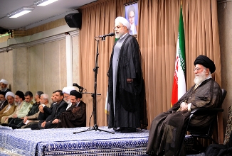 دیدار كارگزاران نظام با رهبر معظم انقلاب /سخنرانی حضرت آیت الله خامنه ای در حسینیه امام خمینی