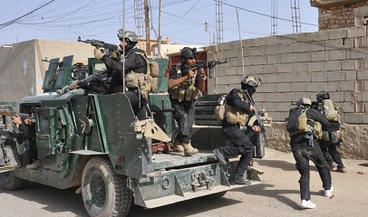 مكافحة الإرهاب: دمرنا مستودعات للعدو تحوي موادا شديدة الانفجار وقتلنا{30} ارهابياً في الانبار مكافحة الإرهاب: دمرنا مستودعات للعدو تحوي موادا شديدة الانفجار وقتلنا{30} ارهابياً في الانبار