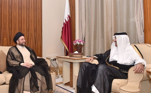 عمار الحكيم يبحث مع امير دولة قطر العلاقات الثنائية بين البلدين وسبل مواجهة الارهاب عمار الحكيم يبحث مع امير دولة قطر العلاقات الثنائية بين البلدين وسبل مواجهة الارهاب