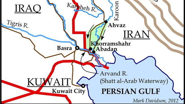 khorramshahr map