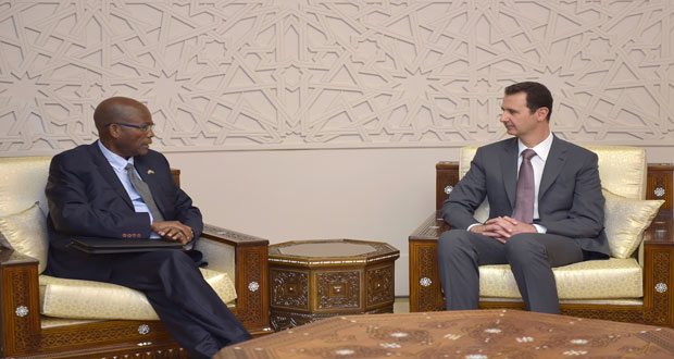 الرئيس الأسد: الهجمات الإرهابية التي شهدها العالم تثبت أن الإرهاب مشكلة عالمية الرئيس الأسد: الهجمات الإرهابية التي شهدها العالم تثبت أن الإرهاب مشكلة عالمية