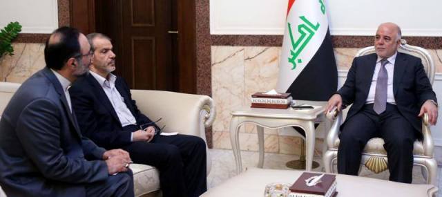العبادي والسفير الإيراني يبحثان العلاقات الثنائية والتعاون بمجالات الاقتصاد والتجارة العبادي والسفير الإيراني يبحثان العلاقات الثنائية والتعاون بمجالات الاقتصاد والتجارة