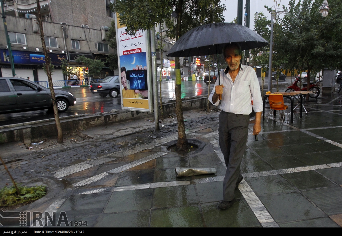 بارش‌های رگباری تابستانی شمال آذربایجان‌غربی را فرا می‌گیرد