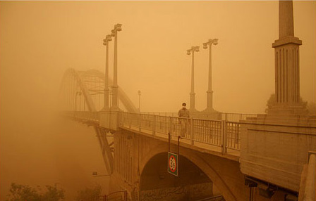 تداوم آلودگی هوا در چند شهر خوزستان
