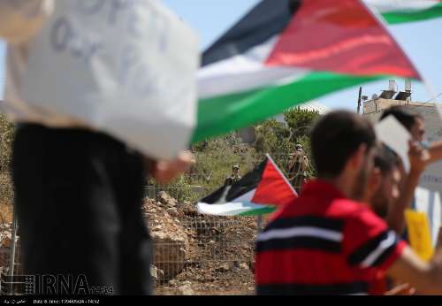 تظاهرات فلسطینی ها در کرانه باختری