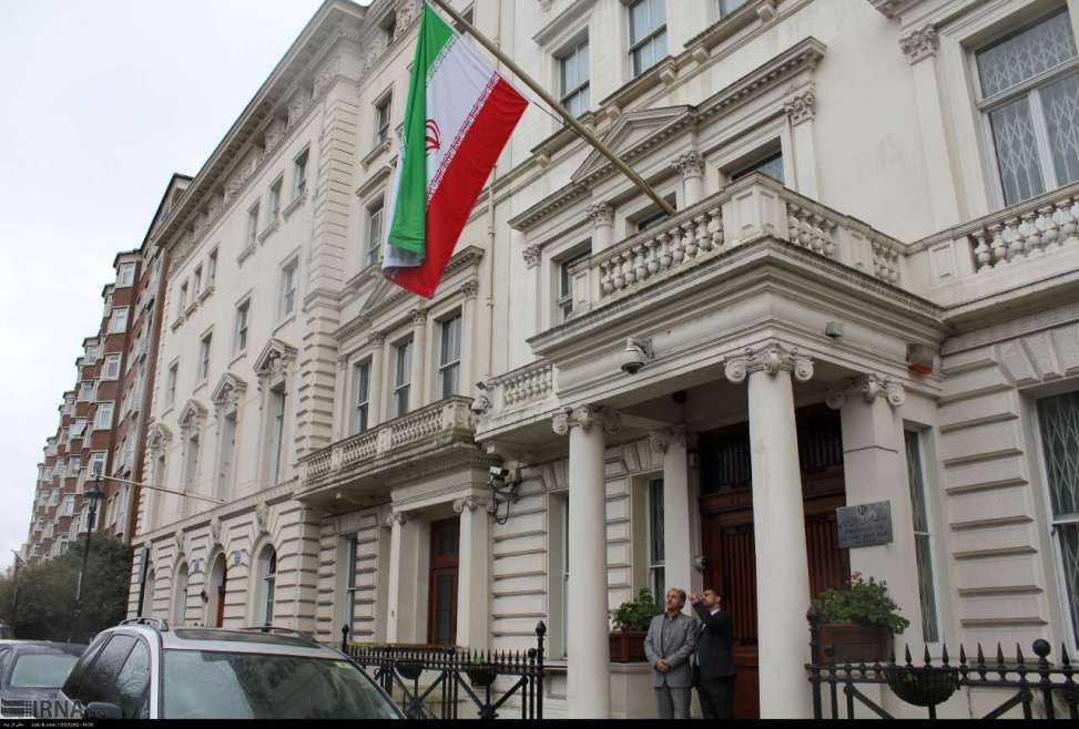 سفارت جمهوري اسلامي ايران در لندن  روز يكشنبه بازگشايي مي‌شود