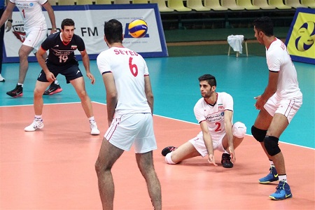 پیروزی تیم ملی والیبال ایران برابر روسیه