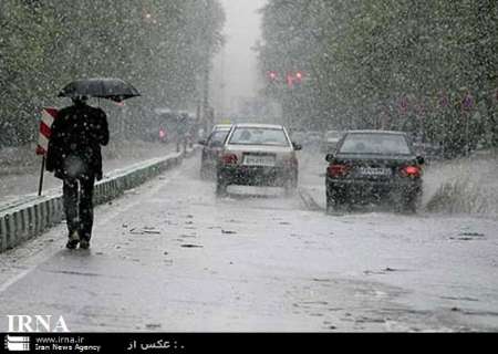 بارش باران و حال و هوای پاییزی در البرز