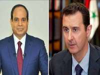 رئیس جمهوری مصر: من با سوریه و بشار اسد هستم