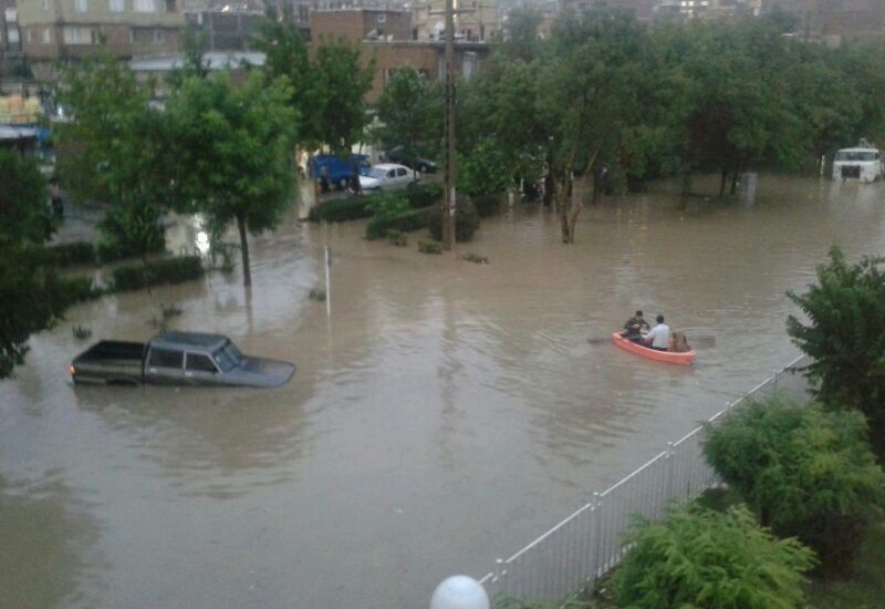 سیل در پاكدشت جان دو نفر را گرفت