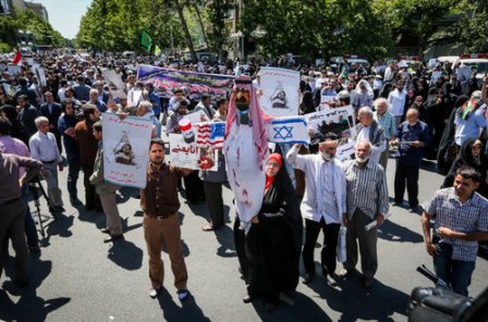 Iranians hold rallies to protest Saudis' Hajj mismanagement Iranians hold rallies to protest Saudis' Hajj mismanagement