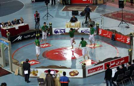 مسابقه های تیمی زورخانه ای قهرمانی آسیا در تبریز شروع شد