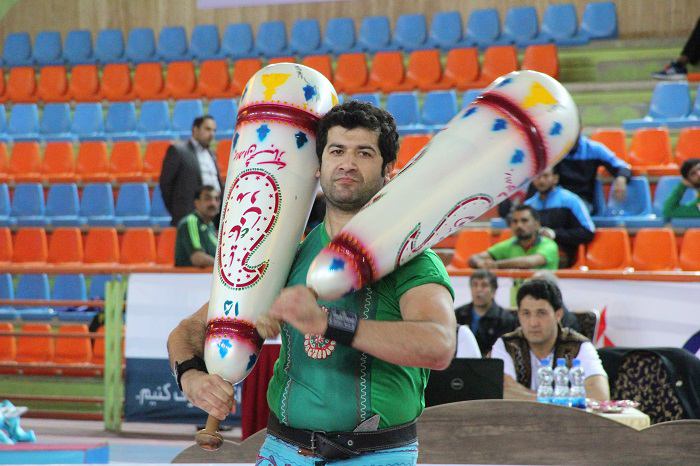 دو مدال طلای ورزش زورخانه ای بر گردن پهلوانان ایرانی