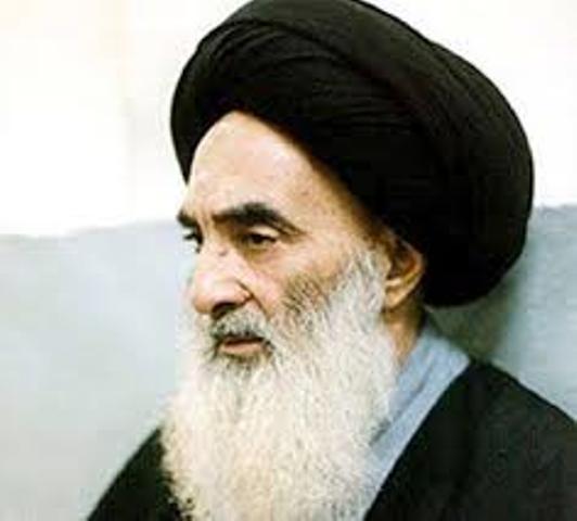 المرجع السيستاني يستقبل مبعوث الامم المتحدة لدي العراق المرجع السيستاني يستقبل مبعوث الامم المتحدة لدي العراق