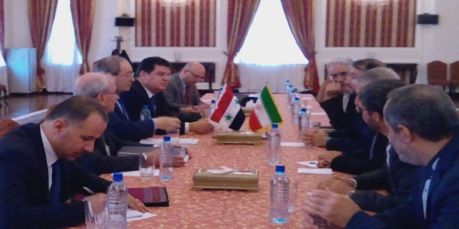 المقداد يبحث مع عبد اللهيان استمرار التنسيق بشأن القضايا ذات الاهتمام المشترك ومحاربة الإرهاب المقداد يبحث مع عبد اللهيان استمرار التنسيق بشأن القضايا ذات الاهتمام المشترك ومحاربة الإرهاب