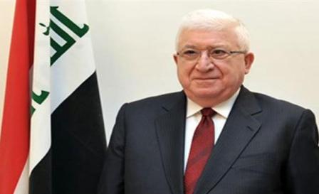 الرئيس العراقي يصل طهران الرئيس العراقي يصل طهران