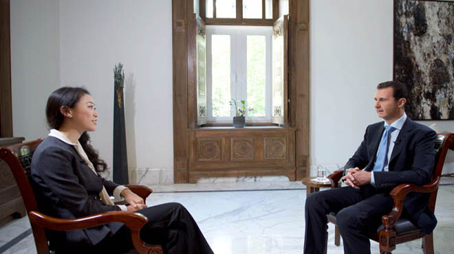 رئيس الأسد: سنستجيب لأي مقترح جيد .. وتركيا وقطر والسعودية يشكلون ’الحديقة الخلفية لـ’داعش’ رئيس الأسد: سنستجيب لأي مقترح جيد .. وتركيا وقطر والسعودية يشكلون ’الحديقة الخلفية لـ’داعش’