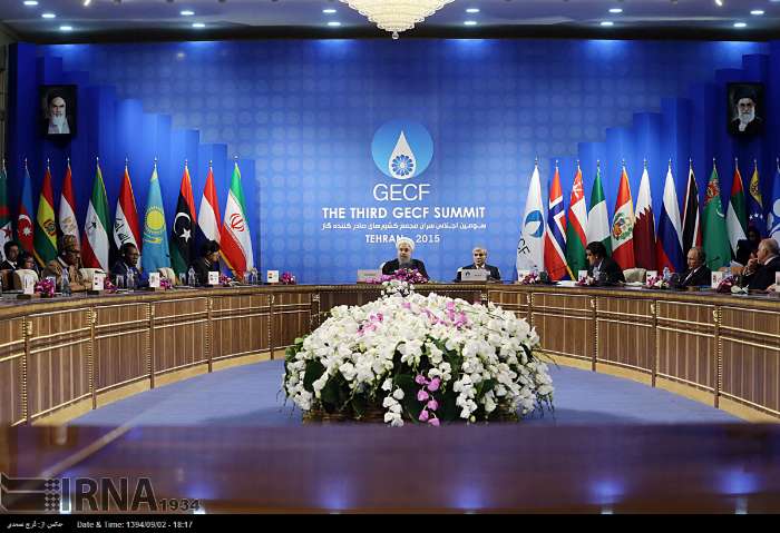 انتهاء الجلسة الافتتاحيه لموتمر رابطة الدول المصدرة للغاز بطهران انتهاء الجلسة الافتتاحيه لموتمر رابطة الدول المصدرة للغاز بطهران