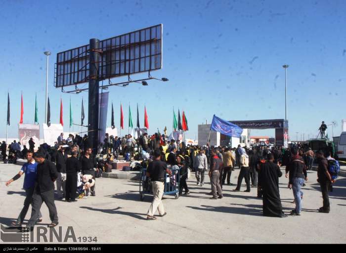 زائران بدون ويزا در مرز چذابه منتظر لغو رواديد هستند