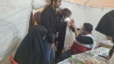 ارائه خدمات بهداشتی و درمانی به صورت متمركز به زائران اربعین حسینی