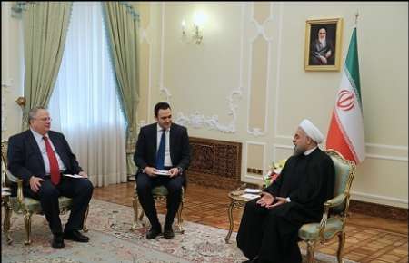 الرئيس روحاني:تنفيذ الاتفاق الشامل من شانه ان يعزز التعاون بين ايران والاتحاد الاوروبي الرئيس روحاني:تنفيذ الاتفاق الشامل من شانه ان يعزز التعاون بين ايران والاتحاد الاوروبي
