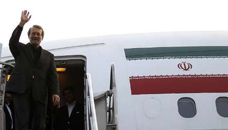 لاريجاني منطقه آزاد اروند را به مقصد تهران ترك كرد لاريجاني منطقه آزاد اروند را به مقصد تهران ترك كرد
