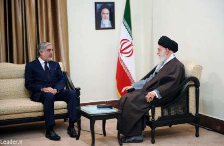 Supreme Leader receives Afghan chief executive Supreme Leader receives Afghan chief executive