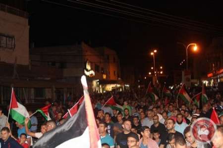 تظاهرات گسترده مردم غزه در حمایت از انتفاضه در قدس و كرانه باختری