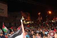 تظاهرات گسترده مردم غزه در حمایت از انتفاضه در قدس و كرانه باختری