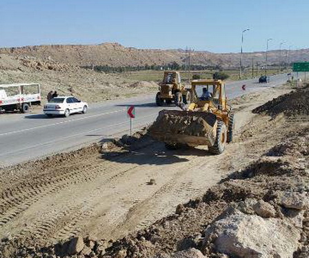 باند دوم محور ريگان - ايرانشهر 90درصد پيشرفت فيزيكي دارد