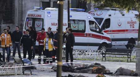 بیشتر كشته های انفجار استانبول گردشگران آلمانی هستند
