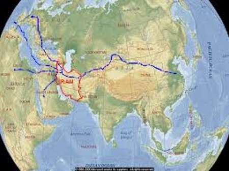 احياي راه ابريشم با راه آهن ايران- چين