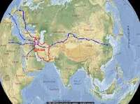 احياي راه ابريشم با راه آهن ايران- چين