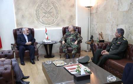 Lebanon Army chief hails Iran's contribution to regional stability Lebanon Army chief hails Iran's contribution to regional stability