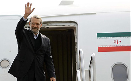 Larijani arrives in Baghdad to attend PUIC Larijani arrives in Baghdad to attend PUIC