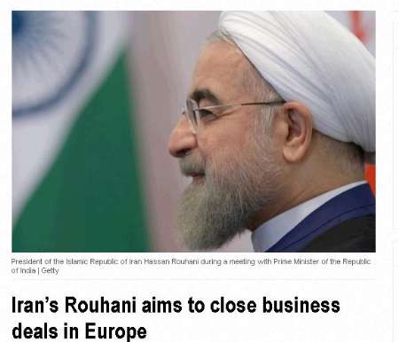 Iran’s Rouhani aims to close business deals in Europe Iran’s Rouhani aims to close business deals in Europe