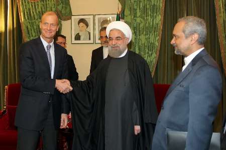President Rouhani meets Airbus, Total CEOs President Rouhani meets Airbus, Total CEOs