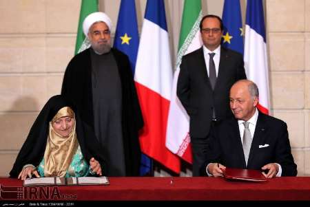 Iran, France sign environment preservation MOU Iran, France sign environment preservation MOU