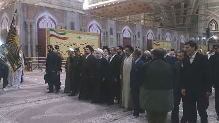 President, his cabinet pay tribute to late Imam Khomeini President, his cabinet pay tribute to late Imam Khomeini