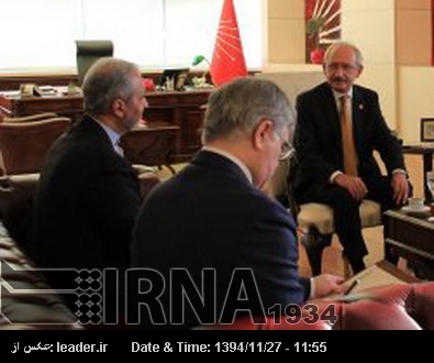 Kılıçdaroğlu: İran ve Türkiye’nin yakınlaşması bölgesel konuların çözümüne yardımcı olacak Kılıçdaroğlu: İran ve Türkiye’nin yakınlaşması bölgesel konuların çözümüne yardımcı olacak