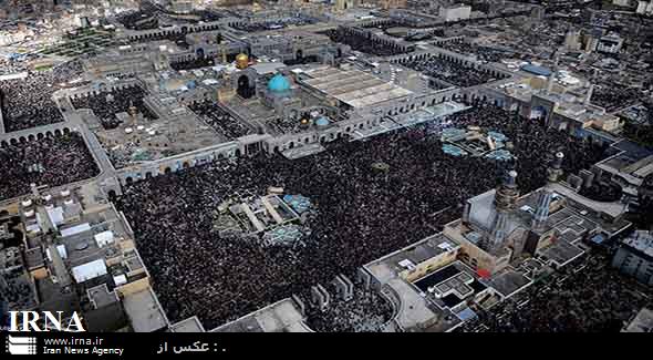 آستان نورانی امام هشتم(ع) ساعت هشت صبح/ اینجا گلبانگ یا مقلب القلوب به آسمان رسید